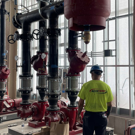 Accutemp Engineering devotes our experience and resources to the design and build of new construction HVAC systems for commercial and industrial buildings.